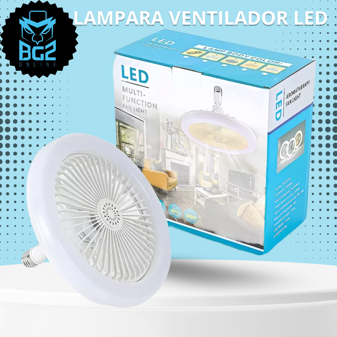 LAMPARA LED HUMIF. CON VENTILADOR